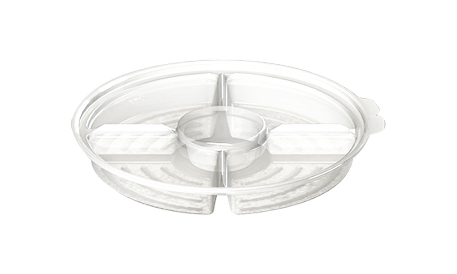 4-compartment Lid Party Platter