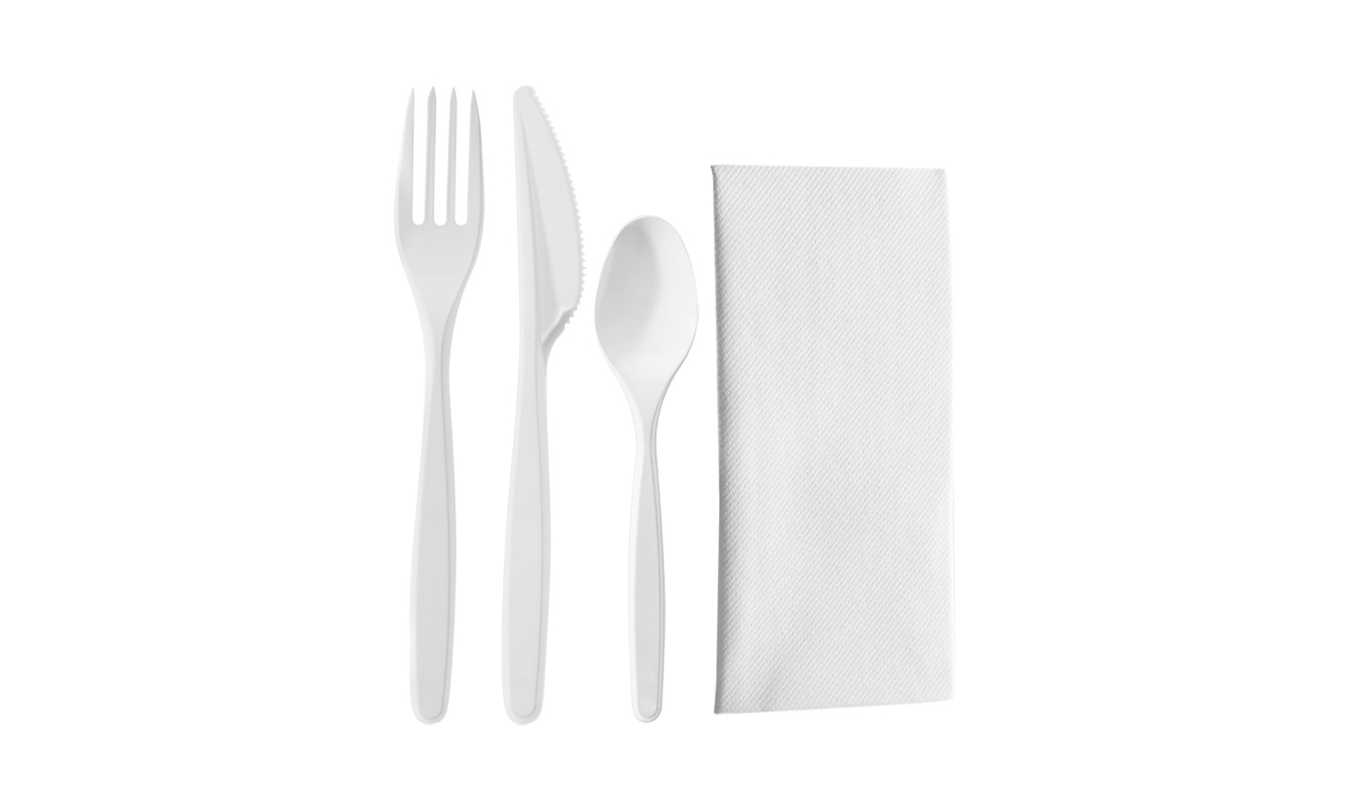 Napkin, Fork, Knife and Spoon