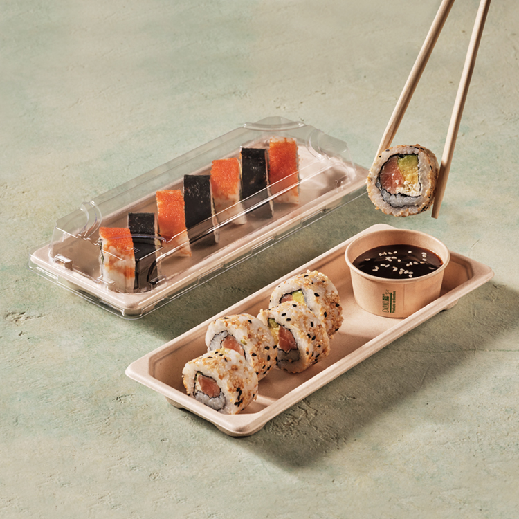 Bandejas Sushi de Bagazo de Caña Darnel Naturals®