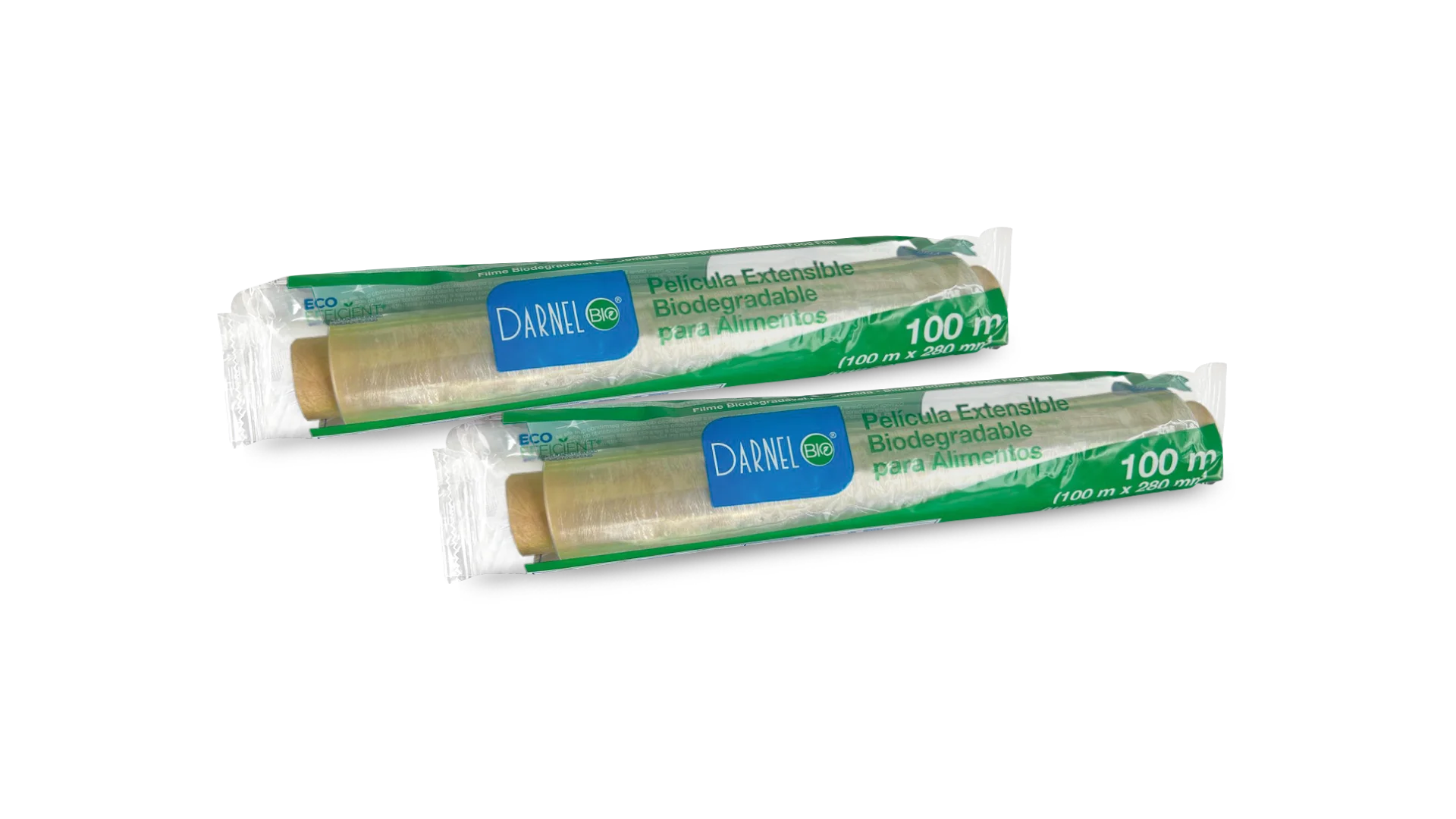 Caja de papel film ecológico y film stretch hogar Darnel para conservar alimentos