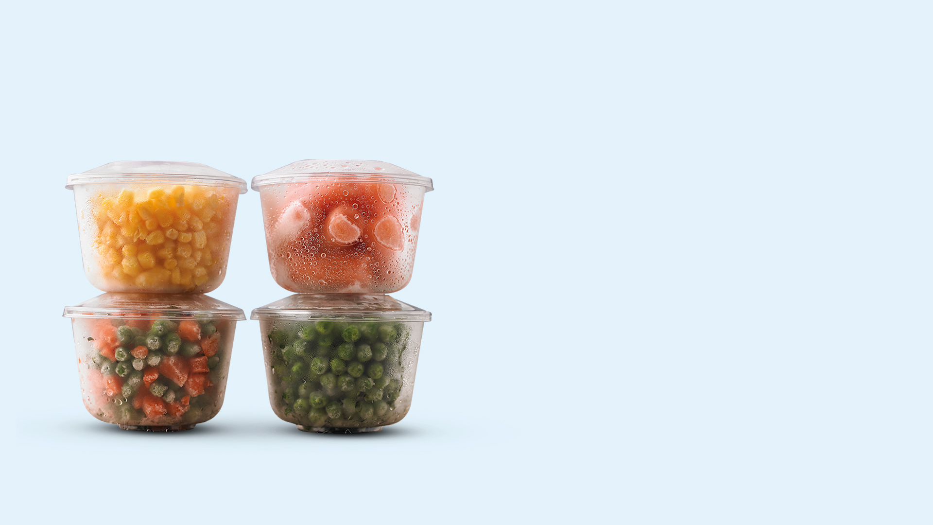 Copas para destacar alimentos