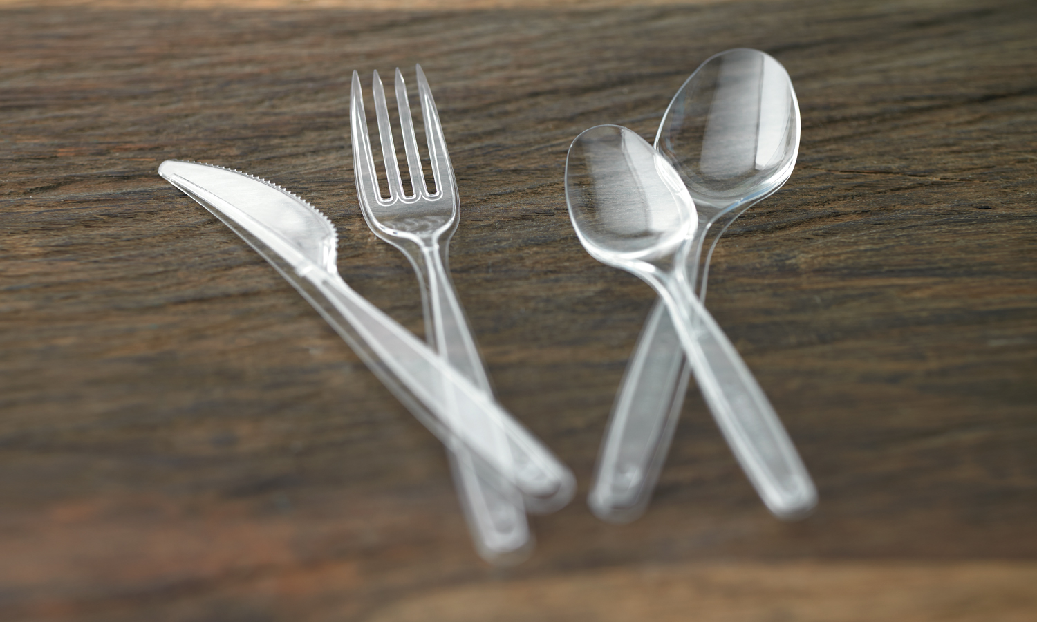 Darnel Clean Touch® Clear Cutlery